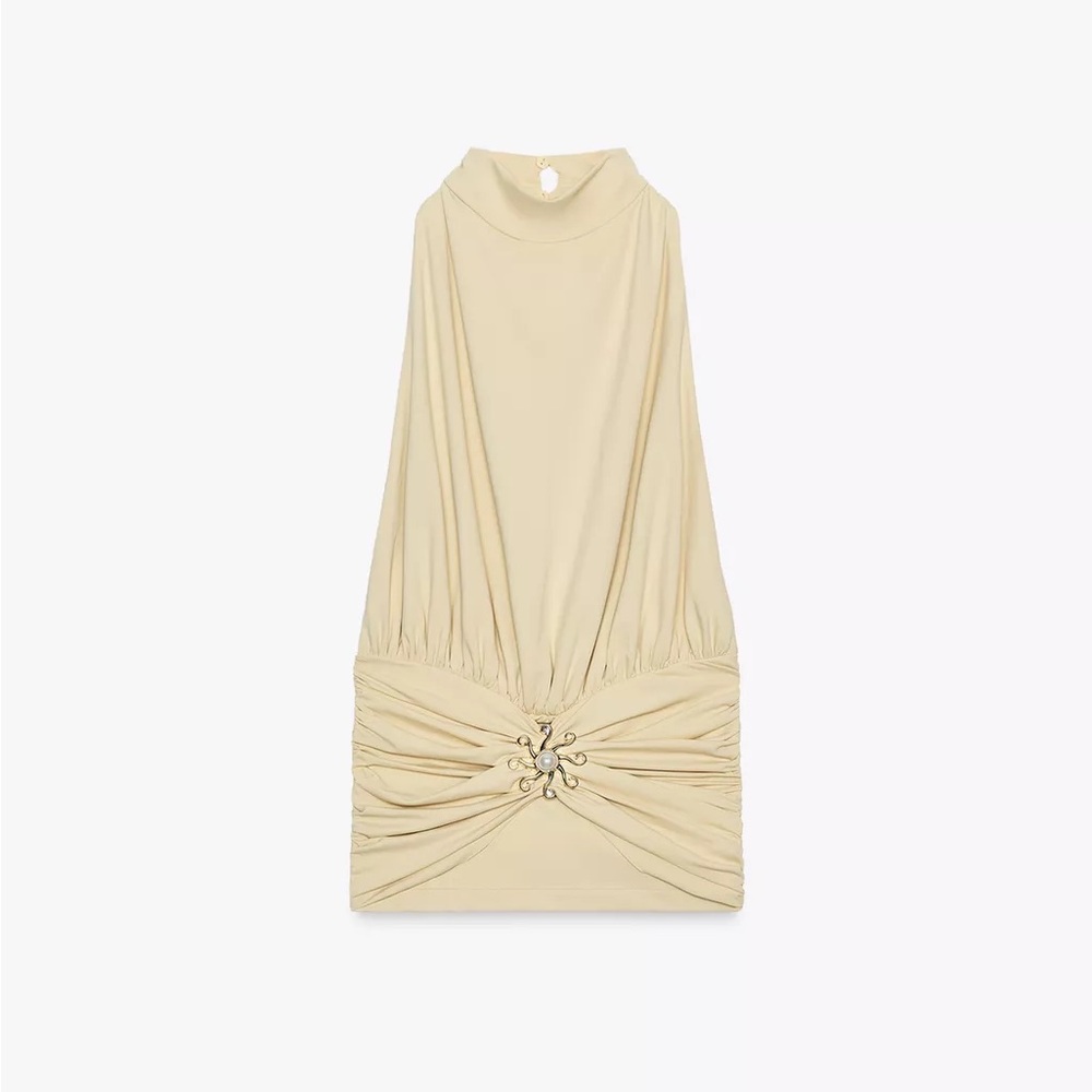 Zara Cream Embellished Too